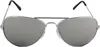 Pilotenbrille - Sonnenbrille - L - silber verspiegelt Produktbild-Vorschau 1