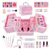 Make-up kufřík pro dívky, dětská sada na líčení, kosmetický Náhled obrázku produktu 2