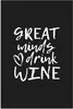 MuchoWow® Poster Weintext - große Geister trinken Wein - Produktbild-Vorschau 1
