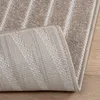 vidaXL Koberec PALMERAS Béžový 120 x 120 cm Polyester Náhľad obrázku produktu 4