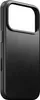 A black iPhone case is shown from a side angle against a white background. Produktbild-Vorschau
