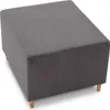 Pouffe-Fußhocker, Sitzpouf 64x55cm Fußhocker Für Sessel Produktbild-Vorschau 5