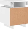 vidaXL Nachttische mit LED-Leuchten 2 Stk. Weiß 40x39x48,5 Produktbild-Vorschau 12