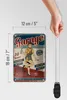 Blechschild Retro 12x18cm Pinup Garage 24 hours repair Auto Produktbild-Vorschau 5