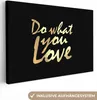 OneMillionCanvasses® - Leinwandbilder - 150x100 cm, Zitat - Produktbild-Vorschau 1
