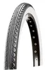 A bicycle tire with a white sidewall and black tread is shown against a white background. Anteprima dell’immagine prodotto