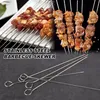 Schaschlikspieße Grillspieße Edelstahl 20cm 30cm, 20 Stück Produktbild-Vorschau 5