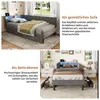 UnboxG gestoffeerd bed 90x200 cm, fluweel, met 2 lades, Productafbeelding-voorbeeld 7