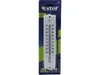 A thermometer is displayed on its packaging. Voir les images du produit