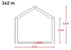 TOOLPORT Lagerzelt 3x2 m Zelthalle Unterstand Weidezelt PVC Produktbild-Vorschau 10