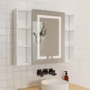LED Spiegelschrank mit Seiteschrank 90x70 cm, beschlagfrei, Produktbild-Vorschau 1