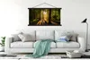 MuchoWow® Textilposter Sonne - Bäume - Wald - Landschaft - Produktbild-Vorschau 3