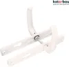 KOTARBAU® Drückerpaar 92mm mit Langem Schild Weiß für Produktbild-Vorschau 6