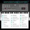 Zimilo Keyboard 61 Tasten mit Leuchttasten, Ständer, Produktbild-Vorschau 3