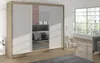 A bedroom scene with a large wardrobe and a window. Náhľad obrázku produktu