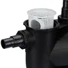 A close-up view of a black pool pump with a white filter basket inside. Náhľad obrázku produktu
