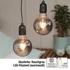 2er Set Hängelampe außen Batterie + Fernbedienung, G95, 9,5 Produktbild-Vorschau 3