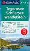 KOMPASS Wanderkarte 8 Tegernsee, Schliersee, Wendelstein Produktbild-Vorschau 1