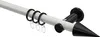 Interdeco Gardinenstange / Vorhangstange Weiß / Schwarz, Produktbild-Vorschau 1