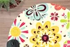 MuchoWow® Mauspad Mousepad Herz - Blumen - Muster 50x50 cm Produktbild-Vorschau 2