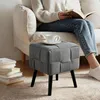 Sitzhocker Schminktisch Cord Hocker Fußhocker Schminkhocker Produktbild-Vorschau 2
