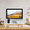 Relaxdays Monitorständer, 2 Schubladen, PC Erhöhung für Produktbild-Vorschau 6