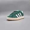 A single green Adidas Campus 00s sneaker is shown against a plain gray background. Podgląd zdjęcia produktu