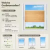 Plissee Klemmfix ohne Bohren 80x130cm Hellbraun Sichtschutz Produktbild-Vorschau 8
