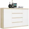 Komoda 160 cm zásuvky dveře skříňka FRAMIRE R-160-S4 sonoma Náhled obrázku produktu 3