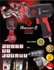 A collage of marketing images for a KS Tools ROCKET II impact wrench, featuring product shots, diagrams, and performance metrics. Podgląd zdjęcia produktu