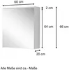 Held Möbel Spiegelschrank Porta 60 cm ohne Beleuchtung weiß Produktbild-Vorschau 4