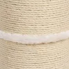 A close-up view of a beige rope-wrapped cylindrical object with a white fuzzy band around it. Produktbild-Vorschau