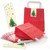 5 rot weiß gepunktete Papiertüten HEILIGER NIKOLAUS Produktbild-Vorschau 3