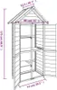 vidaXL Szopa na narzędzia brązowa 89x52,5x175 cm lite Podgląd zdjęcia produktu 8