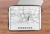 MuchoWow® Laptop Hülle 14 ZollMünster - Stadtplan - Karte Produktbild-Vorschau 5
