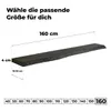 tømmermann Wandregal mit Baumkante - massives Schweberegal Produktbild-Vorschau 3