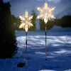 LED Gartenstecker Stern 2er Set mit Timer - 66 x 23 cm - Produktbild-Vorschau 4