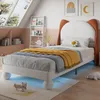 A child's bedroom with a bed, bookshelf, and window. Podgląd zdjęcia produktu