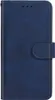 A closed blue flip-style phone case is shown against a white background. Produktbild-Vorschau