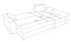A line drawing of a sectional sofa with dimensions indicated by arrows and text. Náhled obrázku produktu