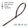 Kabelbinder Wiederverschließbar, 200mm x 7,6mm, 100 Stück, Produktbild-Vorschau 2