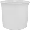 A white cylindrical pot with a slightly flared rim, presented against a white background. Produktbild-Vorschau