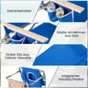 GOPLUS 3-in-1 Strandliegestuhl, Outdoor-Liege mit Produktbild-Vorschau 4