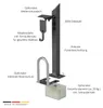 Wallbox Standfuß SMA EV Charger Business - Edelstahl Produktbild-Vorschau 4