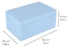 Caja de madera grande azul de Creative Deco para guardar Vista previa de la imagen del producto 3