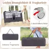 COSTWAY 5 in 1 Beistellbett klappbar, Reisebett mit Produktbild-Vorschau 8