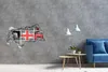 Selbstklebender Loch-3D-Aufkleber 95x73 cm collage London Produktbild-Vorschau 2