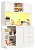 Szafka bufetowa 120 x 40 x 188 cm – szafka kuchenna z Podgląd zdjęcia produktu 7