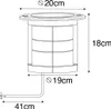 Outdoor Bodenstrahler Schwarz AR111 Einstellbar IP65 Delux Produktbild-Vorschau 3