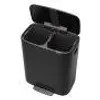 Brabantia Bo Treteimer 2 x 30 Liter Mattschwarz Produktbild-Vorschau 2